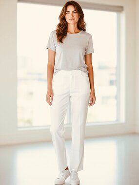 Christopher & Banks The Perfect Pant Shaped Fit Mid-Rise Trouser 10 Avg  293B